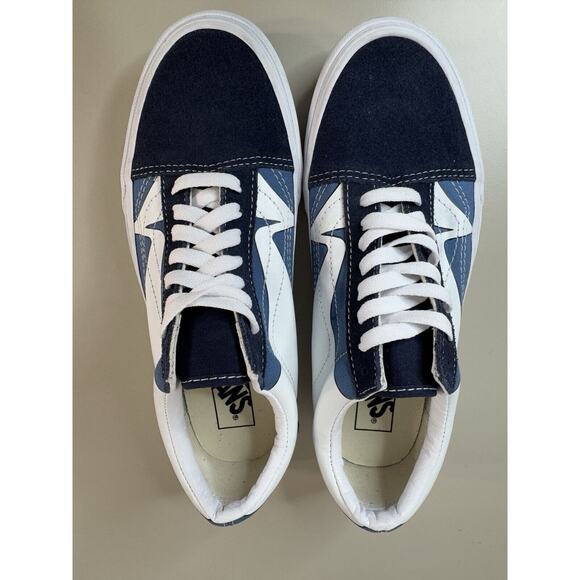 VANS Old Skool Wrap Sneakers 8 M 9.5 W Parisian Night Navy Skate Surf Retro 70s - Picture 2 of 13